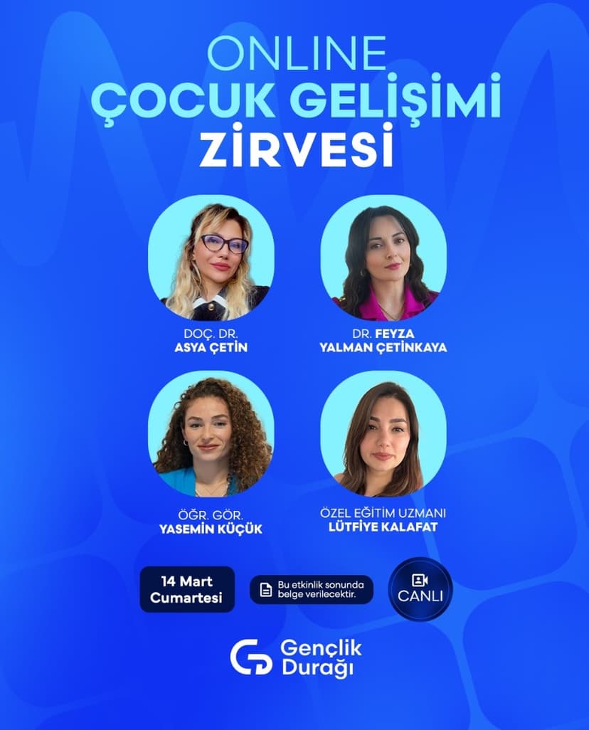 Online Çocuk Gelişimi Zirvesi etkinlik kapak görseli