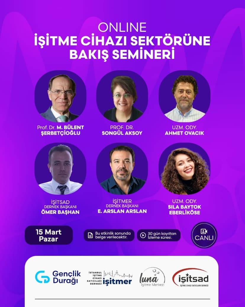 Online İşitme Cihazı Sektörüne Bakış Semineri etkinlik kapak görseli